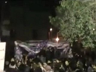 فري برس   ريف دمشق دوما من العزاءتحية لقناة الجزيرة من ثوار دوما 2 1 2012