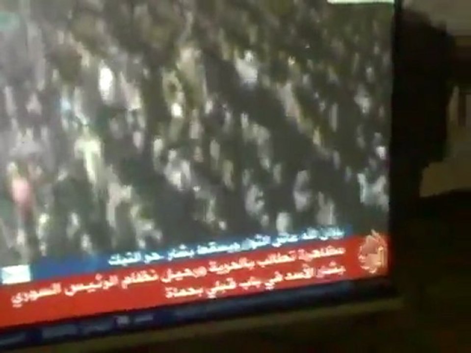 فري برس   حماة باب قبلي سكابا يا دموع العين بث مباشر للجزيرة 3 1 2012