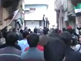 فري برس  حمص باب السباع مظاهرة ياعيني ياروحي الحمصي شايف حالو 3 1 2012