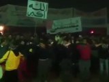 فري برس   ادلب بنــش في مظاهرة مسائية نصرة للمدن السورية في 4 1 2012 جــ 5