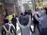 فري برس   مظاهرات طلابية في حي الميدان بدمشق 4 1 2012