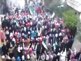 فري برس   حمص المحتلة حرائر الوعر وأنشودة الله أكبر 5 1 2012 ج1