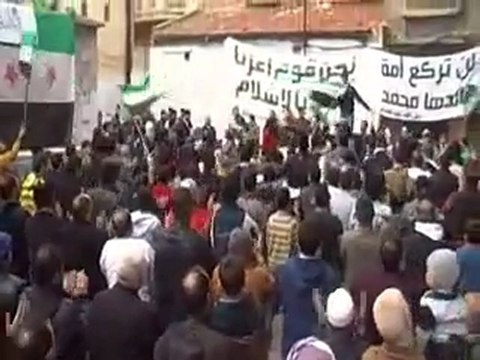 فري برس حمص الصفصافة مظاهرة حاشدة بعد صلاة الجمعة 6 1 2012