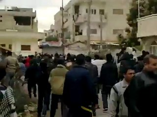 فري برس   درعا جامع موسى بن نصير جمعة ان تنصروا الله ينصركم 6 1 2012