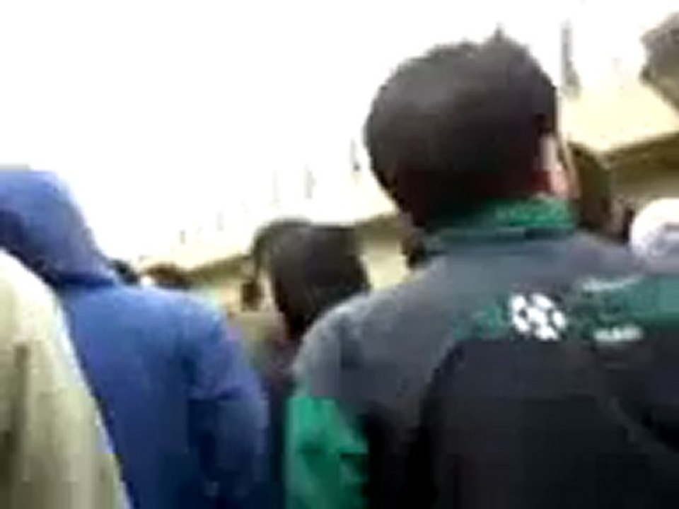 فري برس   دمشق الميدان مظاهرة مسجد زين العابدين 6 1 2012