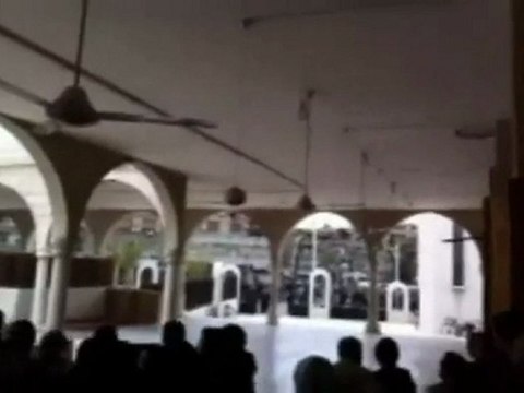 فري برس دمشق كفرسوسة مظاهرة جامع الرفاعي 6 1 2012