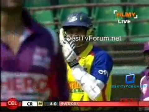 Bengal Tigers vs Chennai Rhinos - Chennai Rhinos Inning Ov01-02