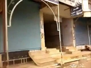 فري برس   إدلب بنش اضراب حتى اسقاط النظام 8 1 2012