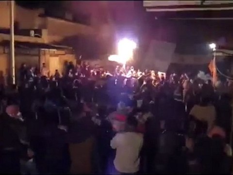 فري برس حماه جنوب الملعب مظاهرة مسائية 7 1 2012