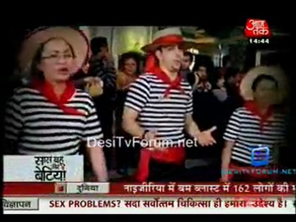 Saas Bahu Aur Betiyan [Aaj Tak] - 22nd January 2012 Part2