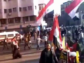 فري برس   دمشق  حقيقة مظاهرة التأييد من داخلها