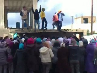 فري برس   مظاهرة طلاب بانياس 9 1 2012 ج1