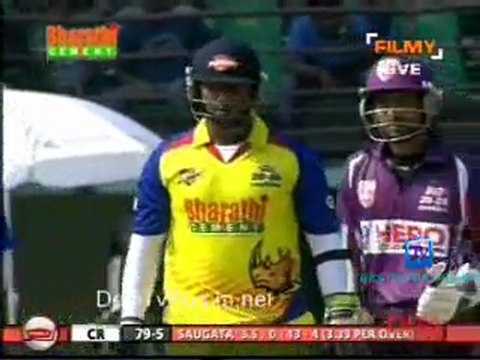 Bengal Tigers vs Chennai Rhinos - Chennai Rhinos Inning Ov13-14