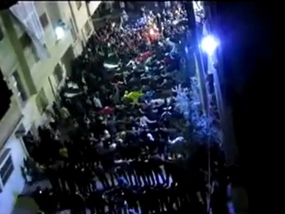 فري برس   حمص المحتلة أحرار الوعر مسائية الرد على خطاب السفاح الرائعة 10 1 2012 ج1