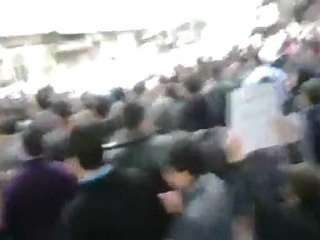 فري برس   داريا مظاهرة طلابية تنادب بإسقاط النظام 9 1 2012