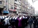 فري برس   ريف دمشق داريا مظاهرة طلابية الإثنين 9 1 2012 ج3