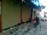 فري برس   حلب مدينة الباب اضراب الكرامة سوق النوفوتيه 10 1 2012