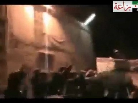 فري برس حلب بزاعة مظاهرة رداً على الخطاب 10 01 2012
