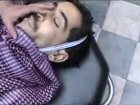 فري برس حمص باب السباع العدوية الشهيد ناصر محمد بلورة اطلاق عليه النار كتائب بشار اصابةته في الخاصرة 10 1 2012