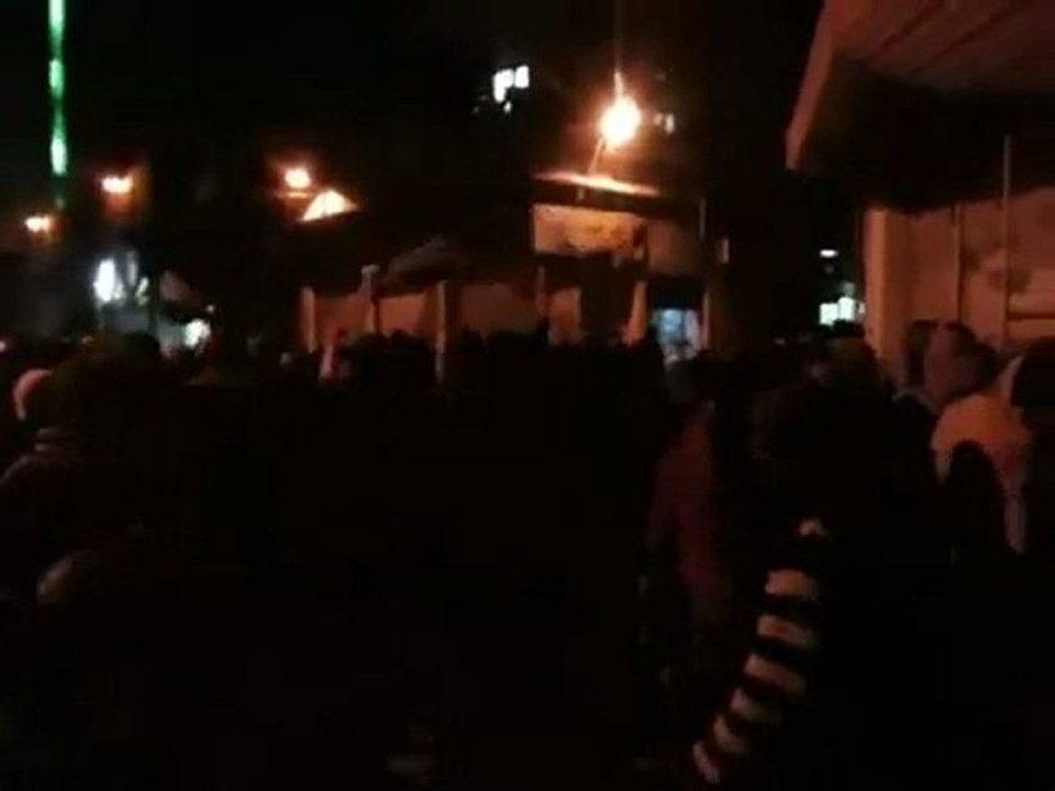 فري برس   مظاهرة مسائية دمشق جوبر 10 1 2012 ج3