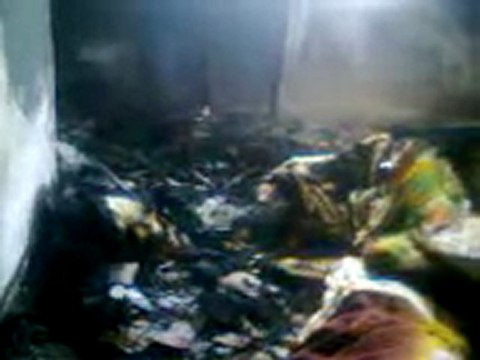 فري برس جبل الزاوبة إحراق المنازل في جبل الزاوية 10 1 2012