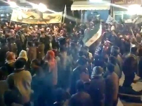 فري برس حلب مارع مسائية الرد على الخطاب 10 1 2012 ج3