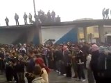 فري برس   ريف جسر الشغور  رداً على خطاب المجنون 10 1 2012