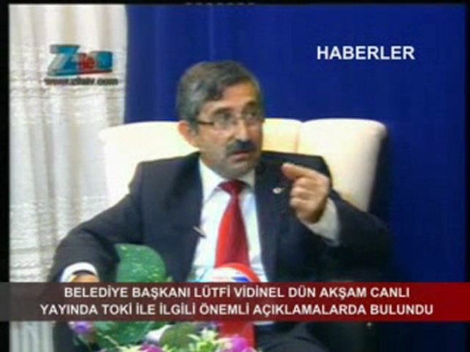 Belediye Başkanı'nın Zile TV Toki Açıklaması