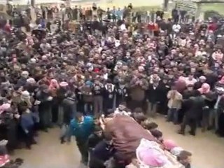 فري برس   حماة كرناز الشهيد نهاد محمد القاسم 11 1 2012