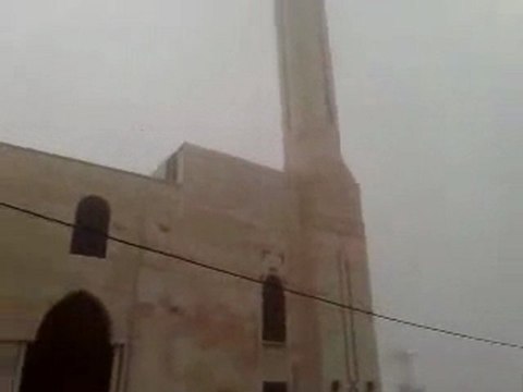 فري برس حماة كفرنبودة قصف مأذنة و إطلاق نار كثيف 11 1 2012