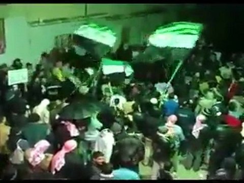 فري برس حماه الحميدية مظاهرة مسائية حاشدة 11 1 2012 ج1