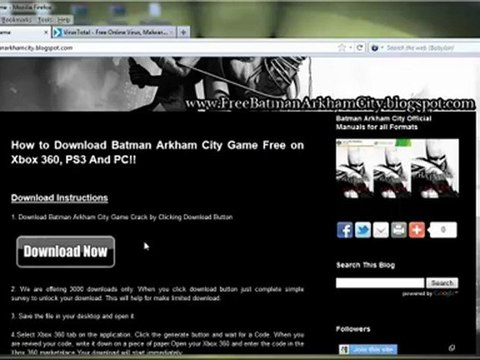 Batman Arkham City PC Crack Updated 2012