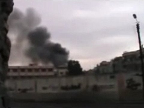 فري برس حمص قصف على المنازل في حي وادي السايح 13 1 2012