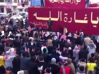 فري برس   حوران الغارية الشرقية جمعة دعم الجيش الحر 13 1 2012