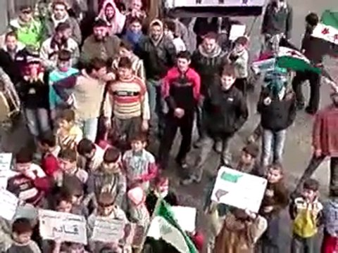 فري برس اللاذقيه بكاس مظاهرات الاحرار دعم الجيش الحر 13 1 2012