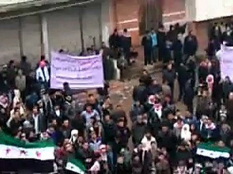 فري برس كناكر جمعة دعم الجيش السوري الحر 13 1 2012