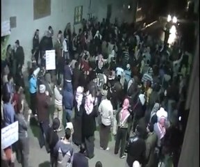 حماه -حي الحميدية - مسائية - الدابي مراسل القنوات السو...