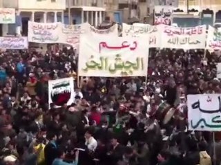 فري برس   بنش إدلب يلعن المفتي 13 1 2012