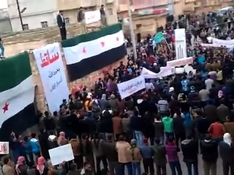 فري برس حلب الاتارب جمعة دعم الجيش الحر 13 1 2012 ج2
