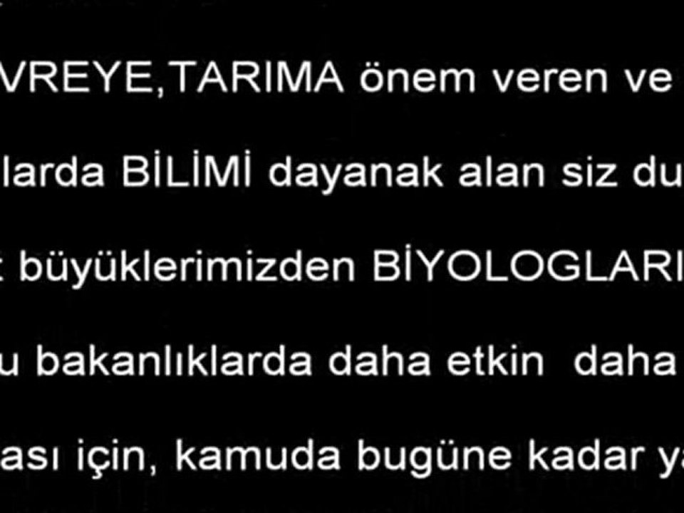 AÇIK MEKTUP VE TEŞEKKÜR