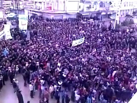 فري برس حماة كرناز مظاهرة صباحية حاشدة 14 1 2012