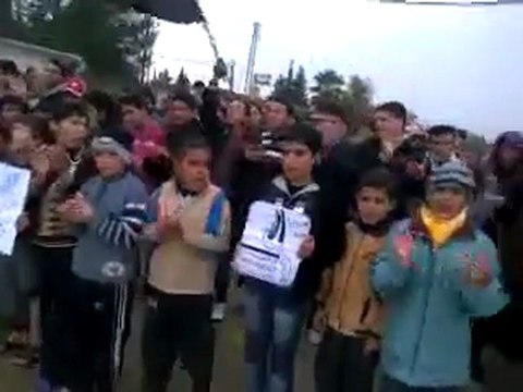 فري برس حماة مظاهرة أحرار حيالين في جمعة دعم الجيش الحر 13 1 2012