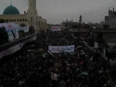 فري برس حماه حلفايا جمعة دعم الجيش الحر 13 1 2012ج2