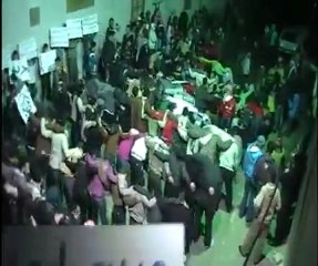 فري برس   حماه  حي الحميدية   مسائية  شكرا امير قطر   15 1 2012