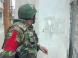 فري برس   حمص باب الدريب الشبيحة يطلقون النار بشكل عشوائي مسرب