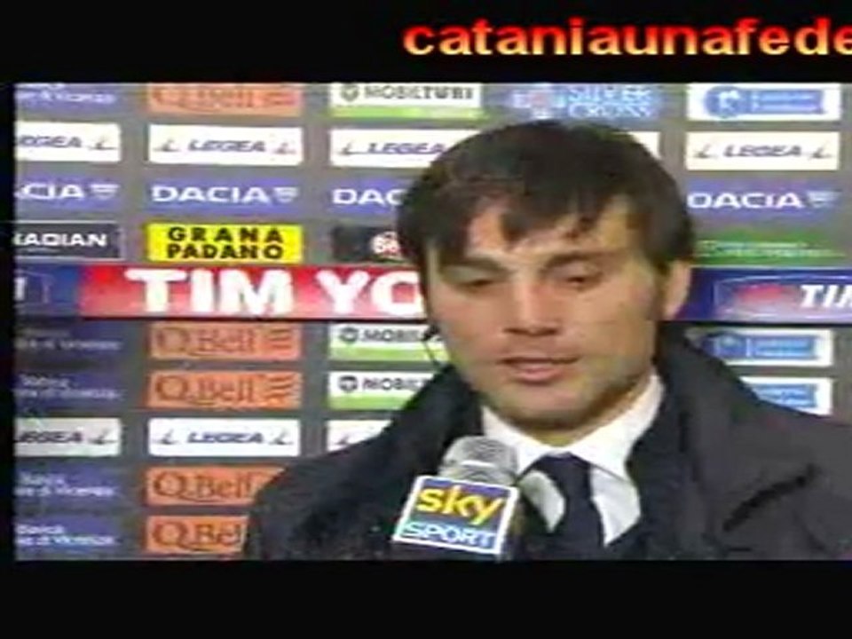 Montella dopo Udinese-Catania a sky