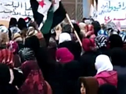 فري برس إدلب خان شيخون ملتقى حرائر خان شيخون ردا على العفو المزعوم 16 1 2012