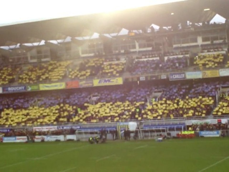 match asm-ulster tifo au michelin 22.01.12