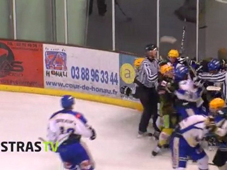 Hockey : Strasbourg VS Villars Ligue Magnus 2012