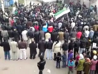 فري برس   إدلب تسيل الاثنين  16 1 2012 ج1